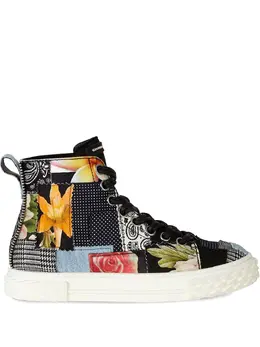 Giuseppe Zanotti: Чёрные кроссовки  Blabber Craft