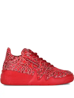 Giuseppe Zanotti: Красные кроссовки  Talon