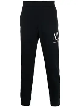 Armani Exchange: Синие брюки 