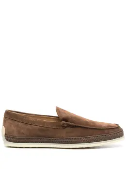 Tod's: Коричневые мокасины 