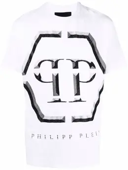 Philipp Plein: Белая футболка 