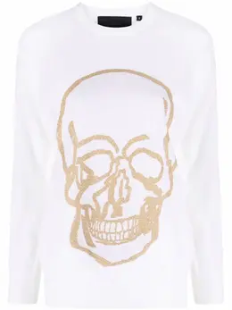 Philipp Plein: Свитер  Skull с принтом