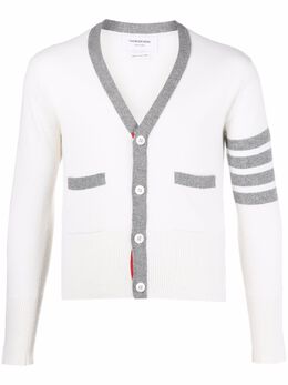 Thom Browne: Кардиган  4-Bar в полоску