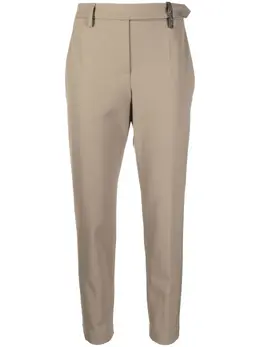 Brunello Cucinelli: Бежевые брюки 