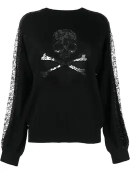 Philipp Plein: Свитшот  Skull с принтом