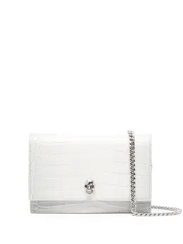 Alexander McQueen: Белая сумка  Skull