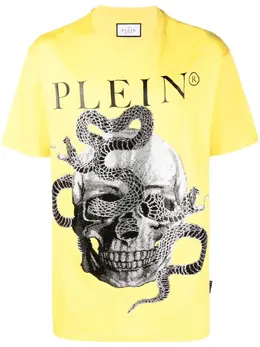 Philipp Plein: Футболка  Snake со змеиным принтом