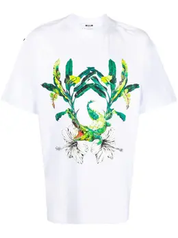MSGM: Футболка с принтом 