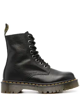 Dr. Martens: Чёрные ботинки 