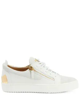 Giuseppe Zanotti: Белые кроссовки  Gail