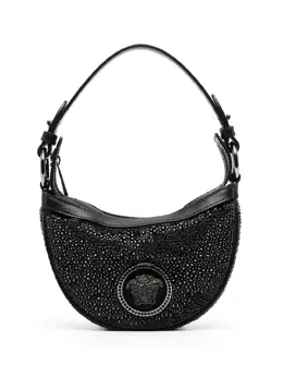 Versace: Чёрная сумка 