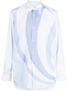 Comme Des Garçons Shirt: Рубашка в полоску 