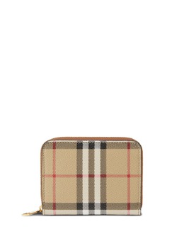 Burberry: Бежевый кошелёк  Vintage Check