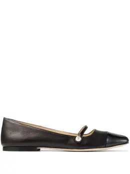 Jimmy Choo: Чёрные балетки 