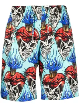 Philipp Plein: Шёлковые шорты  Tattoo