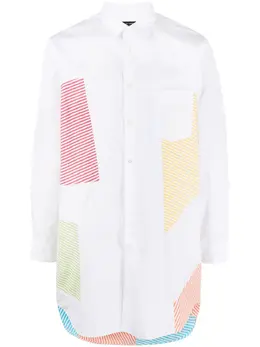 Comme Des Garçons: Рубашка в полоску 