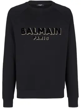 Balmain: Свитшот с принтом 