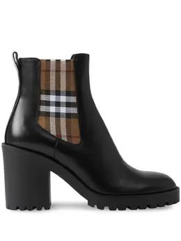 Burberry: Чёрные ботинки 