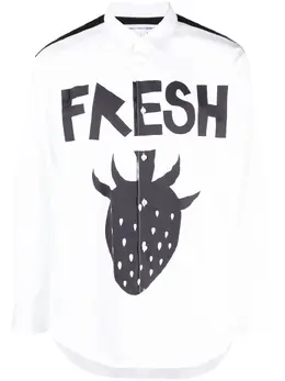 Comme Des Garçons Shirt: Рубашка с принтом 