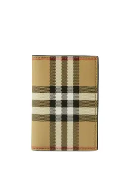 Burberry: Бежевый кошелёк  Vintage Check