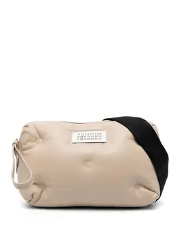 Maison Margiela: Бежевая сумка  Glam Slam