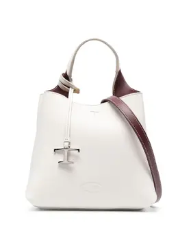 Tod's: Белая сумка-шоппер  T Timeless
