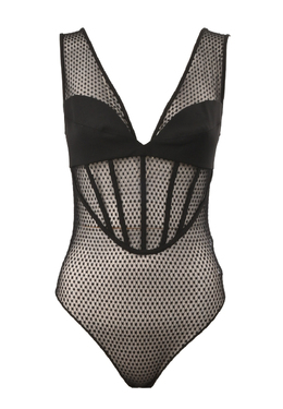 ELISABETTA FRANCHI: Чёрный боди 