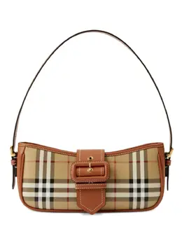 Burberry: Бежевая сумка  Vintage Check