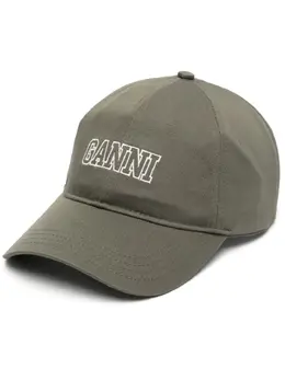GANNI: Зелёная кепка 