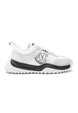 VERSACE JEANS COUTURE: Белые кроссовки 