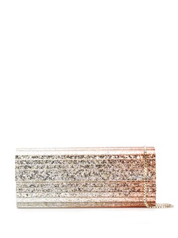 Jimmy Choo: Серебристый клатч  Sweetie