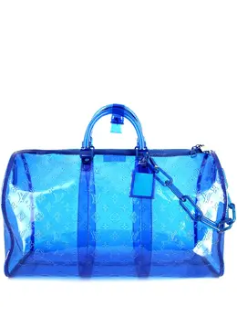 Louis Vuitton: Голубая дорожная сумка 