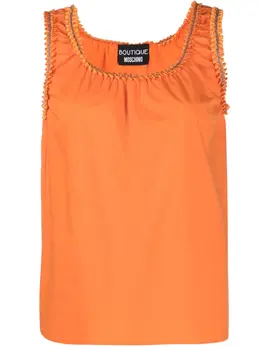 Boutique Moschino: Оранжевая майка 