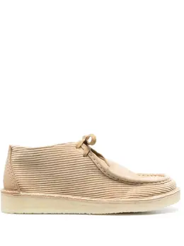 Clarks Originals: Бежевые кроссовки 