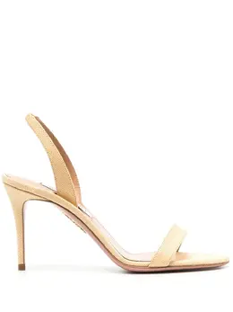 Aquazzura: Бежевые сандалии 