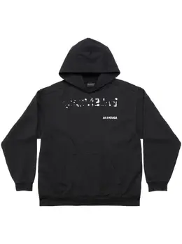 Balenciaga: Хлопковая толстовка 