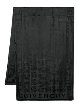 Givenchy: Чёрный шарф 
