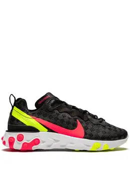 Nike: Чёрные кроссовки  React Element 55