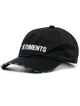 VETEMENTS: Чёрная кепка 