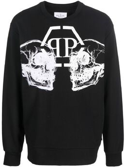 Philipp Plein: Свитшот  Skull с принтом
