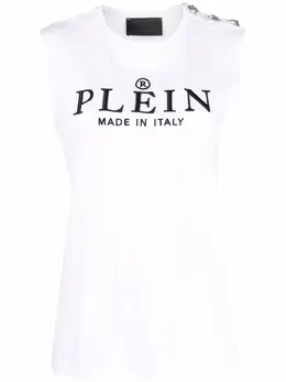 Philipp Plein: Белый жилет  Iconic Plein