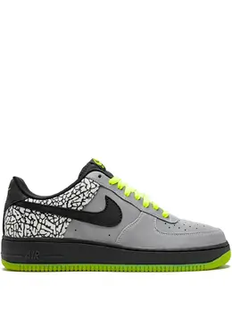Nike: Серебристые кроссовки  Air Force 1 Low Premium