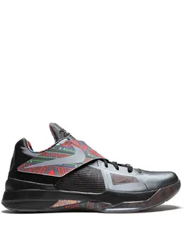 Nike: Чёрные кроссовки  Zoom KD 4