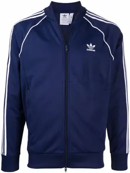 adidas: Голубая куртка  Adicolor SS
