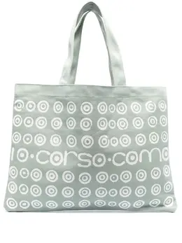 10 CORSO COMO: Сумка-шоппер в горошек 