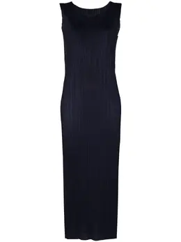 Pleats Please Issey Miyake: Платье миди 
