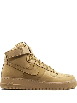 Nike: Коричневые кроссовки  Air Force 1 High
