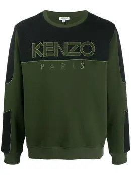 Kenzo: Свитшот в сетку 