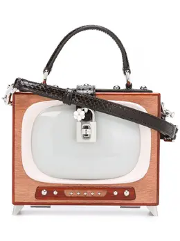 Dolce & Gabbana: Коричневая сумка на руку  Dolce Box