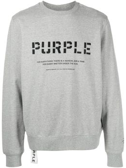 Purple Brand: Свитшот с принтом 
